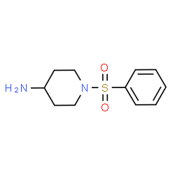 ChemSpider 2D Image | 1-(Phenylsulfonyl)-4-piperidinamine | C11H16N2O2S