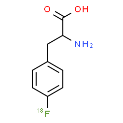 ChemSpider 2D Image | 4-(~18~F)Fluorophenylalanine | C9H1018FNO2