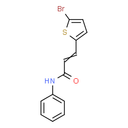 ChemSpider 2D Image | 3-(5-Bromo-2-thienyl)-N-phenylacrylamide | C13H10BrNOS