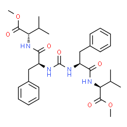 ChemSpider 2D Image | Dimethyl (2S,5S,9S,12S)-5,9-dibenzyl-2,12-diisopropyl-4,7,10-trioxo-3,6,8,11-tetraazatridecane-1,13-dioate | C31H42N4O7