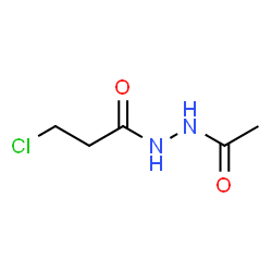 ChemSpider 2D Image | N'-Acetyl-3-chloropropanehydrazide | C5H9ClN2O2