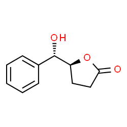 ChemSpider 2D Image | (5S)-5-[(S)-Hydroxy(phenyl)methyl]dihydro-2(3H)-furanone | C11H12O3