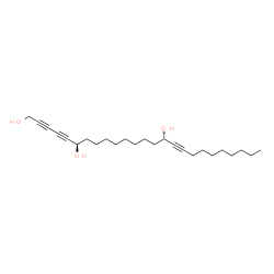 ChemSpider 2D Image | (6R,15S)-2,4,16-Pentacosatriyne-1,6,15-triol | C25H40O3