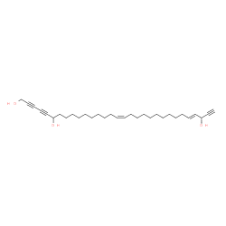 ChemSpider 2D Image | (16Z,27E,29R)-16,27-Hentriacontadiene-2,4,30-triyne-1,6,29-triol | C31H48O3