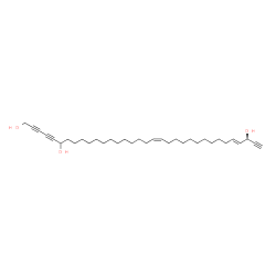 ChemSpider 2D Image | (19Z,30E,32R)-19,30-Tetratriacontadiene-2,4,33-triyne-1,6,32-triol | C34H54O3
