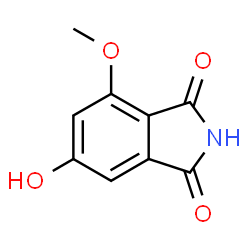 ChemSpider 2D Image | 6-Hydroxy-4-methoxy-1H-isoindole-1,3(2H)-dione | C9H7NO4