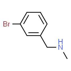 ChemSpider 2D Image | 3-BROMO-N-METHYLBENZYLAMINE | C8H10BrN