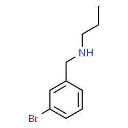 ChemSpider 2D Image | N-(3-Bromobenzyl)-1-propanamine | C10H14BrN