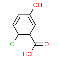 ChemSpider 2D Image | 2-Chloro-5-hydroxybenzoic acid | C7H5ClO3