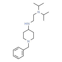 ChemSpider 2D Image | N'-(1-Benzyl-4-piperidinyl)-N,N-diisopropyl-1,2-ethanediamine | C20H35N3