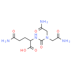 ChemSpider 2D Image | N~2~-[Bis(2-amino-2-oxoethyl)carbamoyl]glutamine | C10H17N5O6