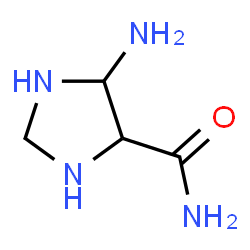 ChemSpider 2D Image | 5-Amino-4-imidazolidinecarboxamide | C4H10N4O