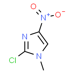 ChemSpider 2D Image | 2-Chloro-1-methyl-4-nitro-1H-imidazole | C4H4ClN3O2