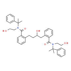 ChemSpider 2D Image | 2,2'-(2-Hydroxy-1,4-butanediyl)bis[N-(2-hydroxyethyl)-N-(2-phenyl-2-propanyl)benzamide] | C40H48N2O5