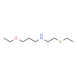 ChemSpider 2D Image | 3-Ethoxy-N-[2-(ethylsulfanyl)ethyl]-1-propanamine | C9H21NOS