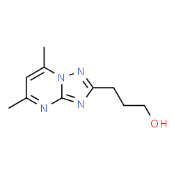 ChemSpider 2D Image | 5,7-Dimethyl[1,2,4]triazolo[1,5-a]pyrimidine-2-propanol | C10H14N4O