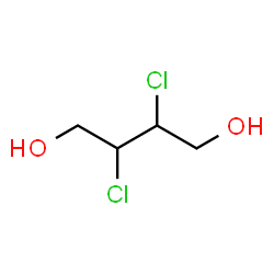 ChemSpider 2D Image | 2,3-Dichloro-1,4-butanediol | C4H8Cl2O2