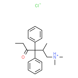 ChemSpider 2D Image | Isomethadone hydrochloride | C21H28ClNO