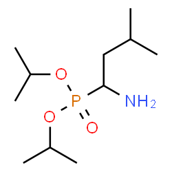 ChemSpider 2D Image | Diisopropyl (1-amino-3-methylbutyl)phosphonate | C11H26NO3P