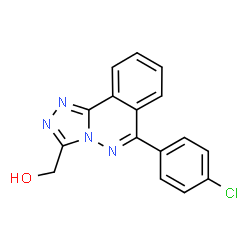 ChemSpider 2D Image | [6-(4-Chlorophenyl)[1,2,4]triazolo[3,4-a]phthalazin-3-yl]methanol | C16H11ClN4O