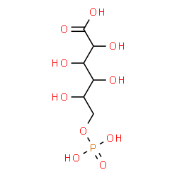 ChemSpider 2D Image | 6-O-Phosphonohexonic acid | C6H13O10P