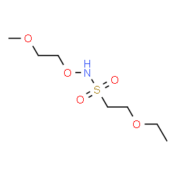 ChemSpider 2D Image | 2-Ethoxy-N-(2-methoxyethoxy)ethanesulfonamide | C7H17NO5S