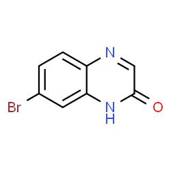 ChemSpider 2D Image | 7-Bromo-1H-quinoxalin-2-one | C8H5BrN2O