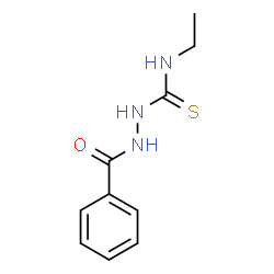 ChemSpider 2D Image | 2-Benzoyl-N-ethylhydrazinecarbothioamide | C10H13N3OS