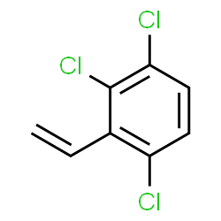 ChemSpider 2D Image | 1,2,4-Trichloro-3-vinylbenzene | C8H5Cl3