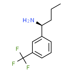 ChemSpider 2D Image | (1S)-1-[3-(Trifluoromethyl)phenyl]-1-butanamine | C11H14F3N