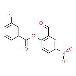 ChemSpider 2D Image | 2-Formyl-4-nitrophenyl 3-chlorobenzoate | C14H8ClNO5