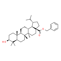 ChemSpider 2D Image | Benzyl (3beta)-3-hydroxylupan-28-oate | C37H56O3
