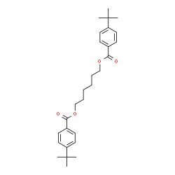 ChemSpider 2D Image | 1,6-Hexanediyl bis[4-(2-methyl-2-propanyl)benzoate] | C28H38O4