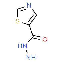 ChemSpider 2D Image | thiazole-5-carbohydrazide | C4H5N3OS