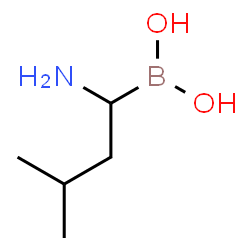 ChemSpider 2D Image | (1-Amino-3-methylbutyl)boronic acid | C5H14BNO2