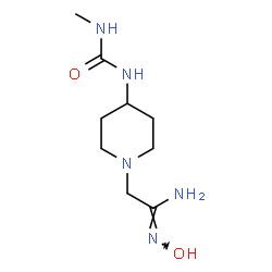 ChemSpider 2D Image | (1Z)-N'-Hydroxy-2-{4-[(methylcarbamoyl)amino]-1-piperidinyl}ethanimidamide | C9H19N5O2