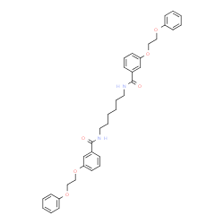 ChemSpider 2D Image | N,N'-1,6-Hexanediylbis[3-(2-phenoxyethoxy)benzamide] | C36H40N2O6