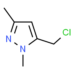 ChemSpider 2D Image | 5-(Chloromethyl)-1,3-dimethyl-1H-pyrazole | C6H9ClN2