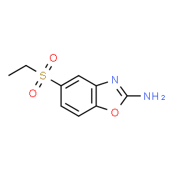 ChemSpider 2D Image | 5-(Ethylsulfonyl)-2-benzoxazolamine | C9H10N2O3S