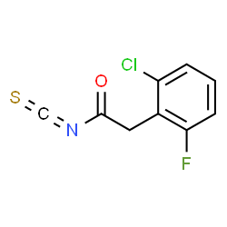 ChemSpider 2D Image | (2-Chloro-6-fluorophenyl)acetyl isothiocyanate | C9H5ClFNOS
