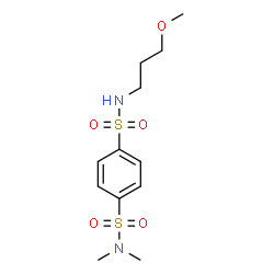 ChemSpider 2D Image | N'-(3-Methoxypropyl)-N,N-dimethyl-1,4-benzenedisulfonamide | C12H20N2O5S2