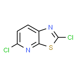 ChemSpider 2D Image | 2,5-Dichloro[1,3]thiazolo[5,4-b]pyridine | C6H2Cl2N2S