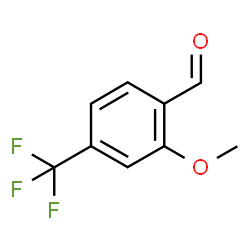 ChemSpider 2D Image | 2-Methoxy-4-(trifluoromethyl)benzaldehyde | C9H7F3O2