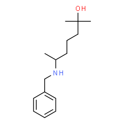 ChemSpider 2D Image | 6-Benzylamino-2-Methyl-2-Heptanol | C15H25NO