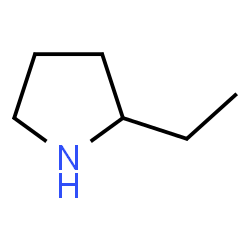 ChemSpider 2D Image | 2-Ethylpyrrolidine | C6H13N