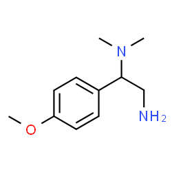 ChemSpider 2D Image | [2-Amino-1-(4-Methoxyphenyl)Ethyl]Dimethylamine | C11H18N2O