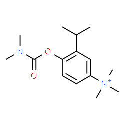 ChemSpider 2D Image | 4-[(Dimethylcarbamoyl)oxy]-3-isopropyl-N,N,N-trimethylanilinium | C15H25N2O2