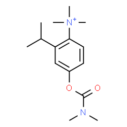 ChemSpider 2D Image | 4-[(Dimethylcarbamoyl)oxy]-2-isopropyl-N,N,N-trimethylanilinium | C15H25N2O2