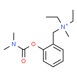 ChemSpider 2D Image | N-{2-[(Dimethylcarbamoyl)oxy]benzyl}-N-ethyl-N-methylethanaminium | C15H25N2O2