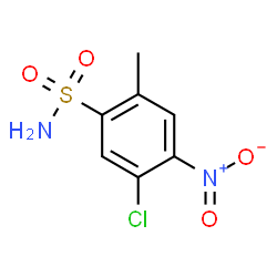 ChemSpider 2D Image | 5-Chloro-2-methyl-4-nitrobenzenesulfonamide | C7H7ClN2O4S